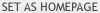 Set as Home Page